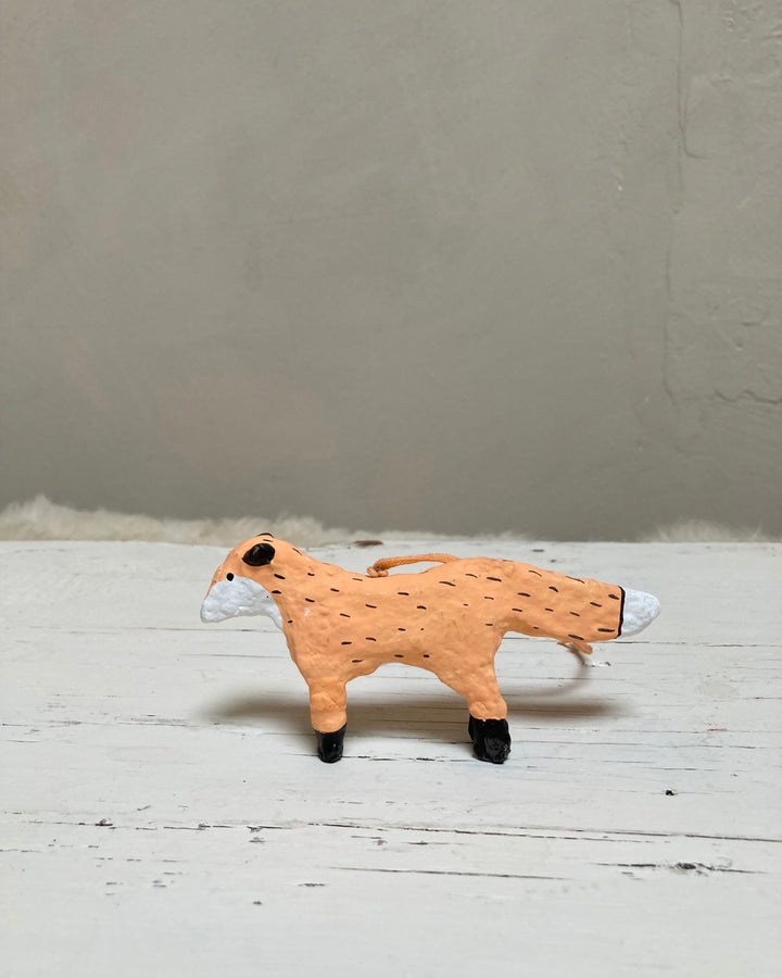 Fog Linen | Paper Mache Decoration | Fox