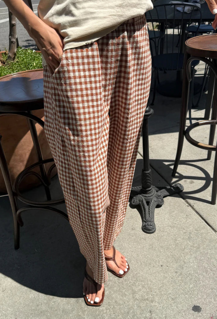 Le Bon Shoppe | Arc pants | Cinnamon Gingham