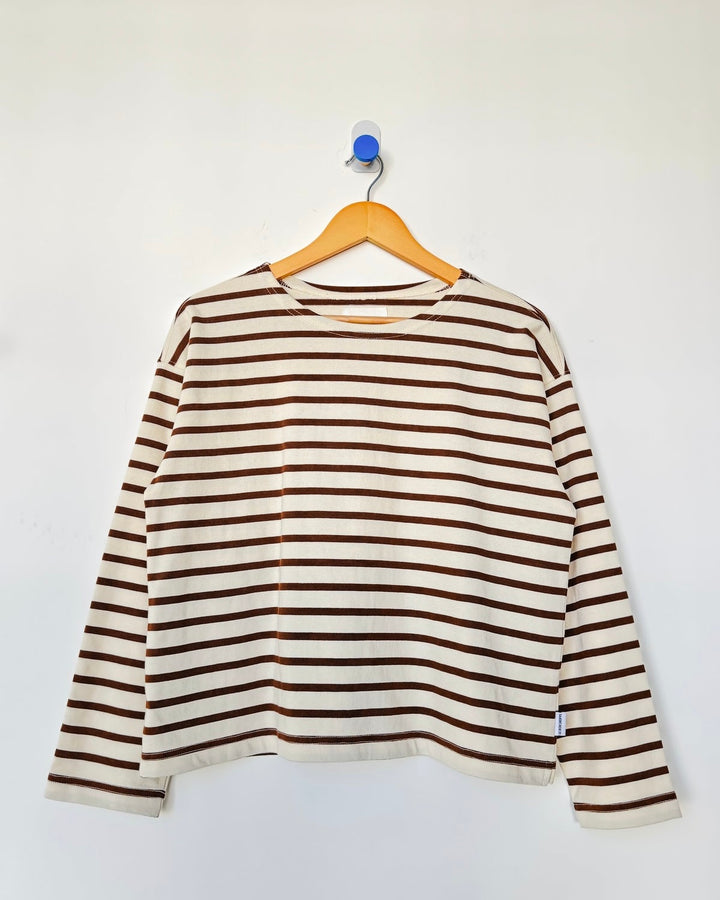 Le Bon Shoppe | Sailor Top | Coffee stripe