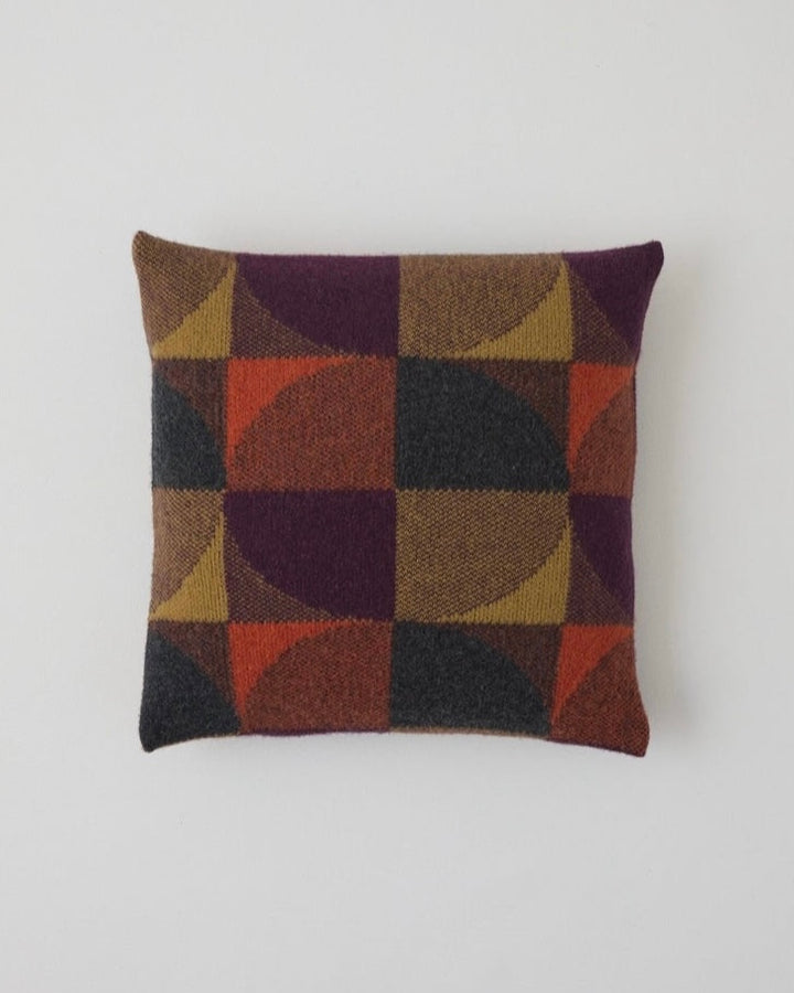 Toast | Forte Wool Cushion Cover | Ember/Soft Olive