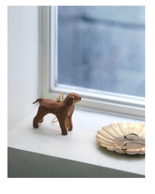 Fog Linen | Paper Mache Decoration | Dog