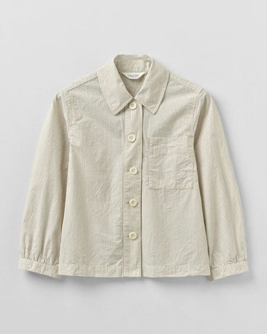 Toast | Baya patch pocket stripe shirt | Sunwashed Blue
