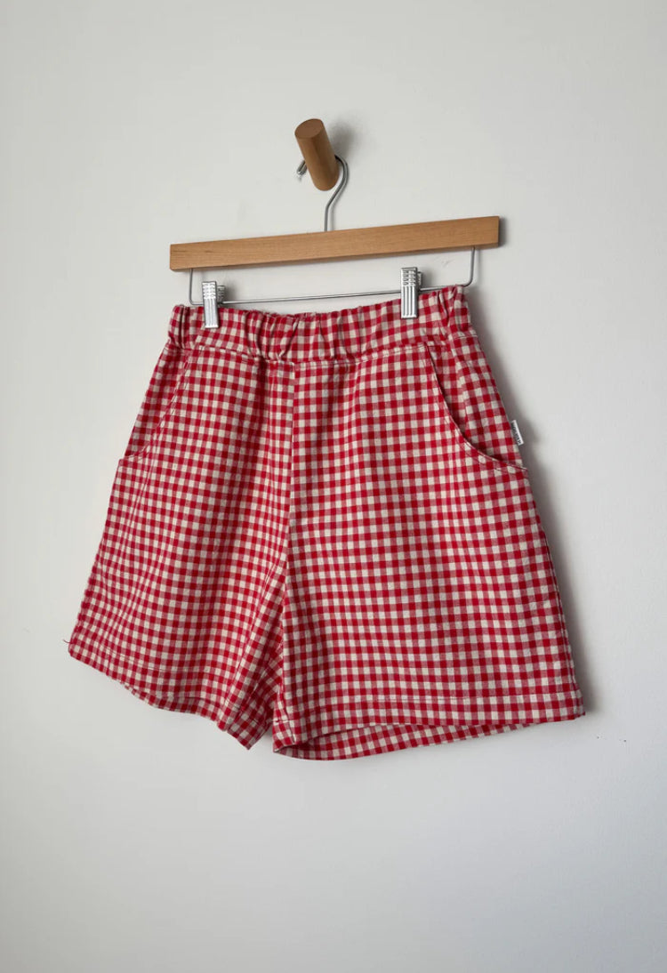 Le Bon Shoppe | City Shorts | Red Gingham