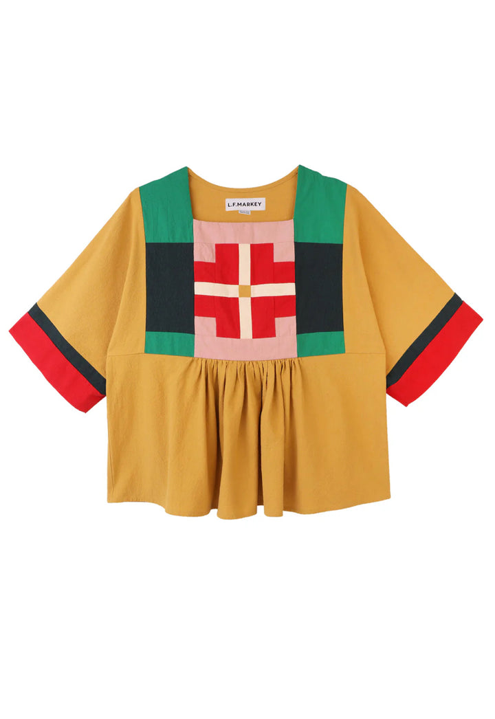 LF Markey | Rafe top | Mustard Multi