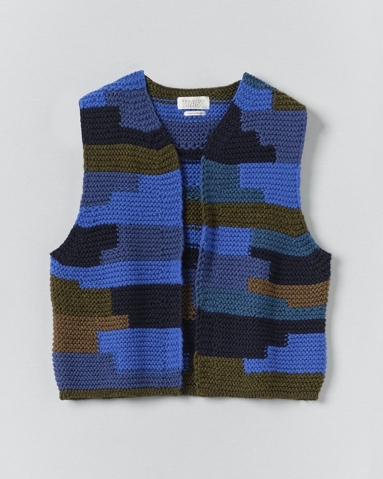 SLY ASYMMETRY PATCHWORK LACE GILET Asymmetrical gilet SLY