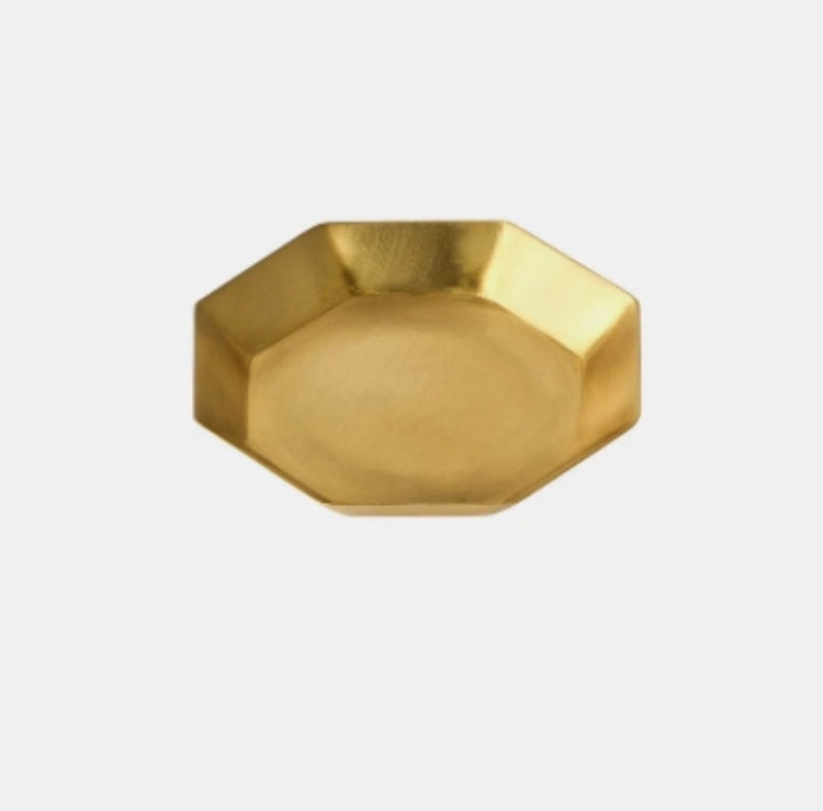 Fog Linen | Brass Plate Octagon | Small