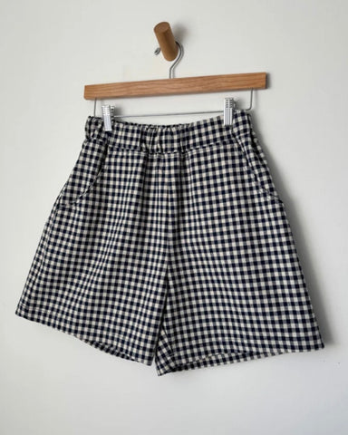 Le Bon Shoppe | City Shorts | Navy Gingham