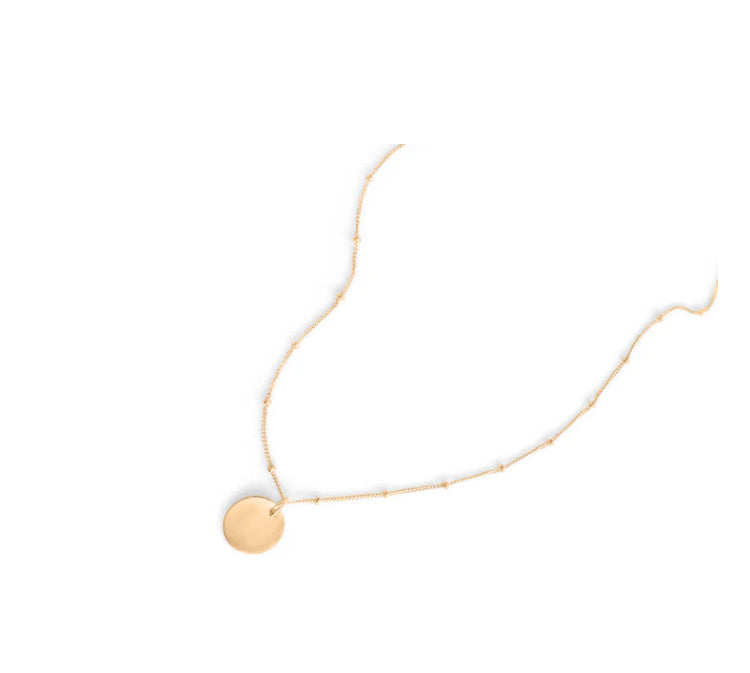 Sheena Marshall | Dylan Beaded Pendant Necklace | Gold Fill