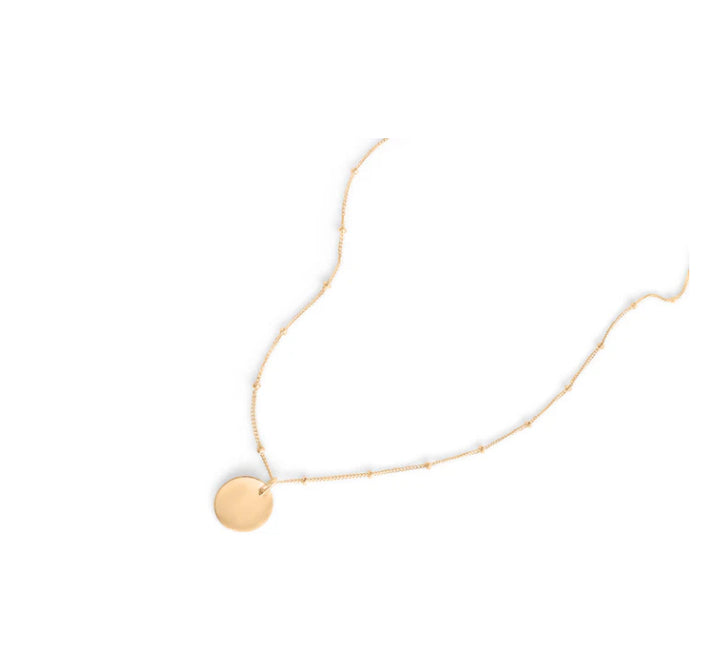Sheena Marshall | Dylan Beaded Pendant Necklace | Gold Fill
