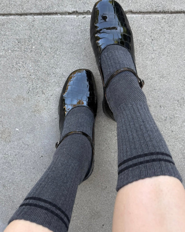 Le Bon Shoppe | Boyfriend Socks | Charcoal