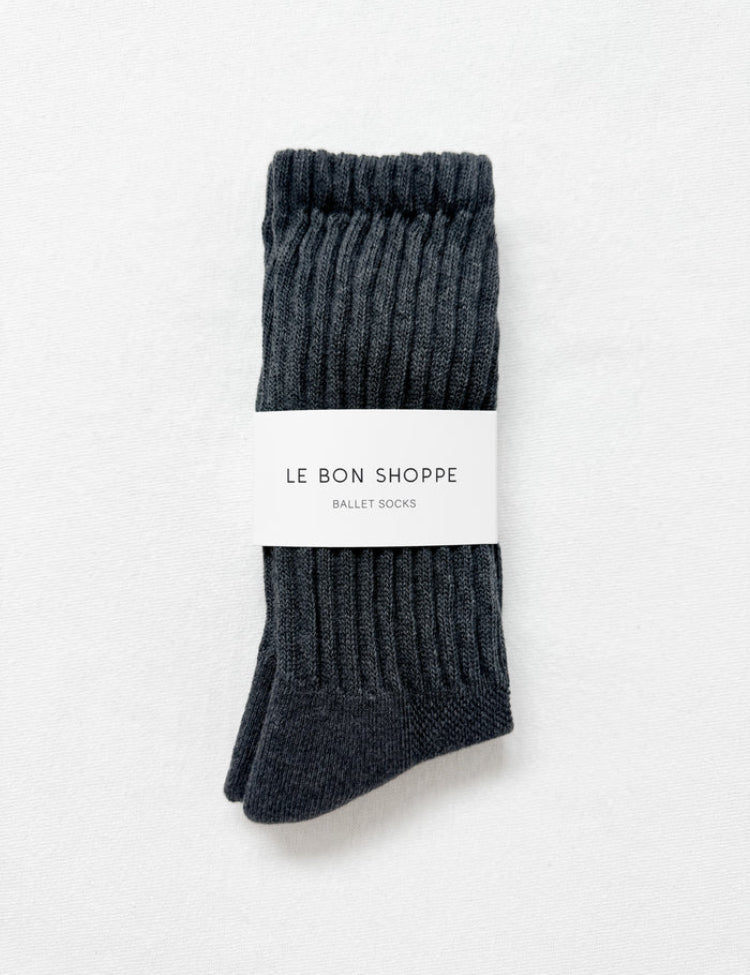 Le Bon Shoppe | Ballet socks | Charcoal