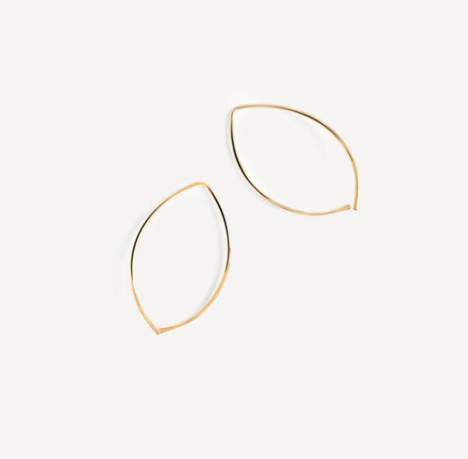 Sheena Marshall | Poppy Threader Earring | Gold Fill