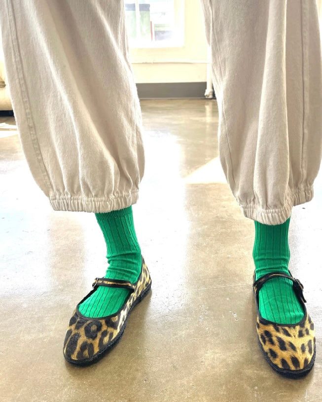 Le Bon Shoppe | Her Socks | Kelly Green