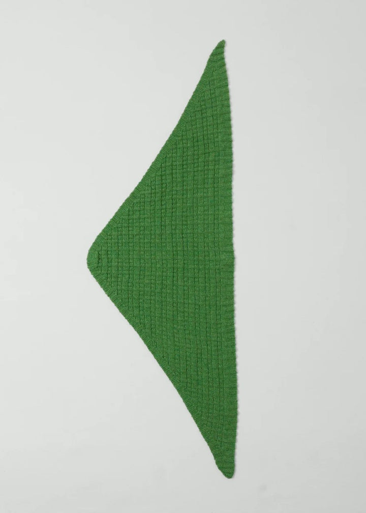 Toast | Grid Stitch Knit Bandana | Garden Green