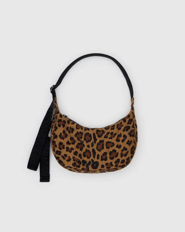Baggu | Small crescent bag | Leopard