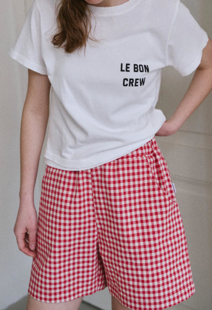 Le Bon Shoppe | City Shorts | Red Gingham