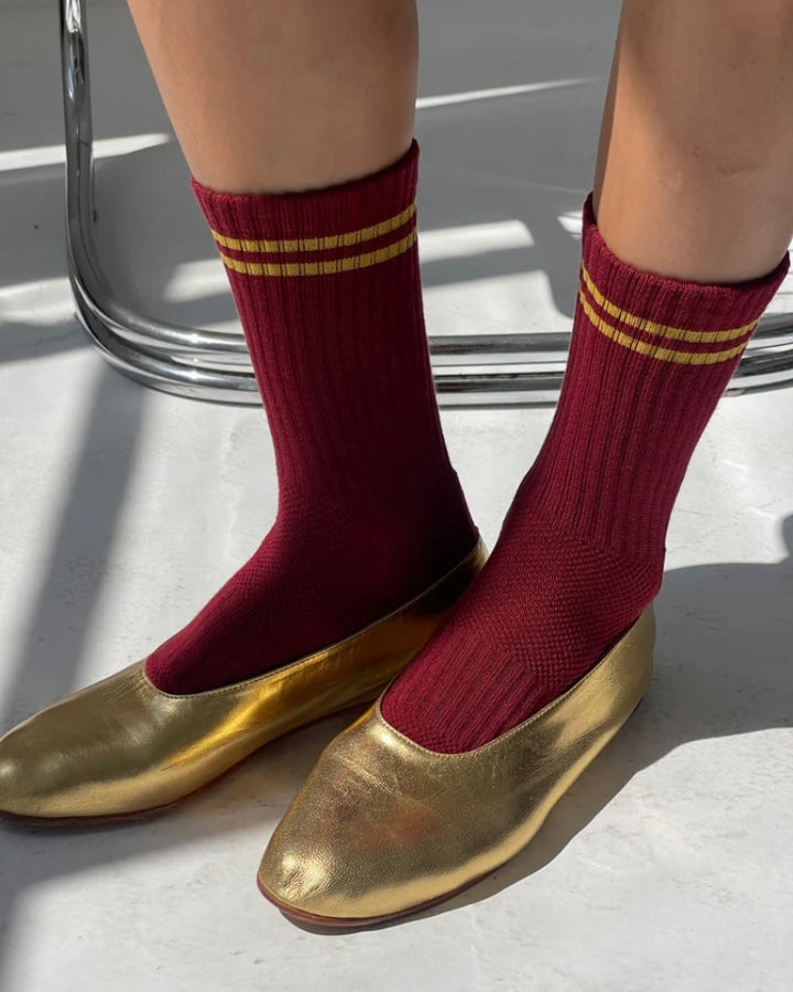 Le Bon Shoppe | Boyfriend Socks | Cardinal