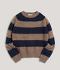 YMC | Jets stripe jumper | Navy