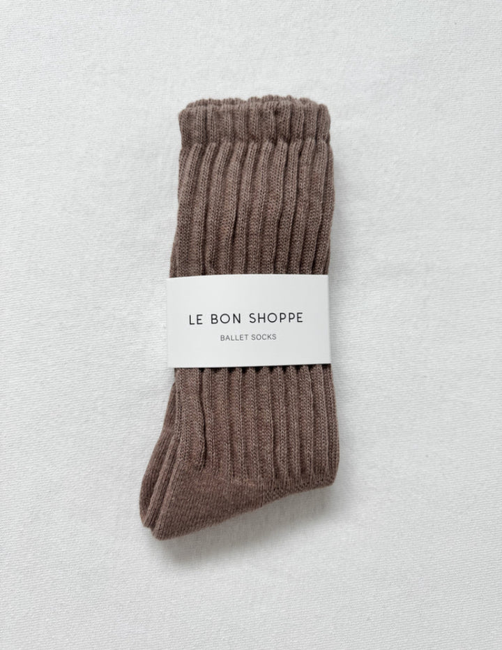 Le Bon Shoppe | Ballet socks | Mocha Mousse