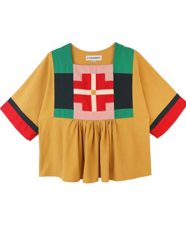 LF Markey | Rafe top | Mustard Multi