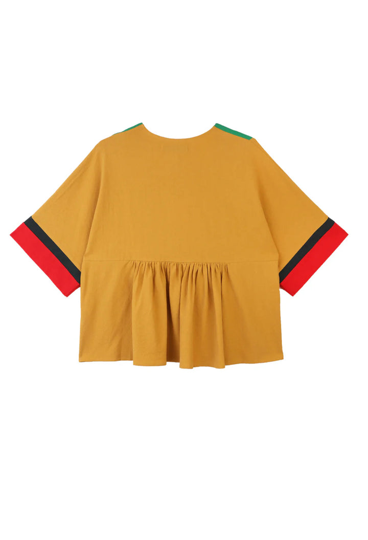 LF Markey | Rafe top | Mustard Multi