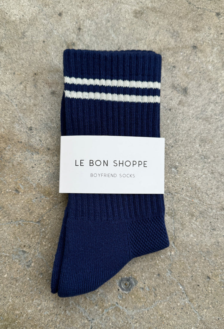 Le Bon Shoppe | Boyfriend Sock | Navy