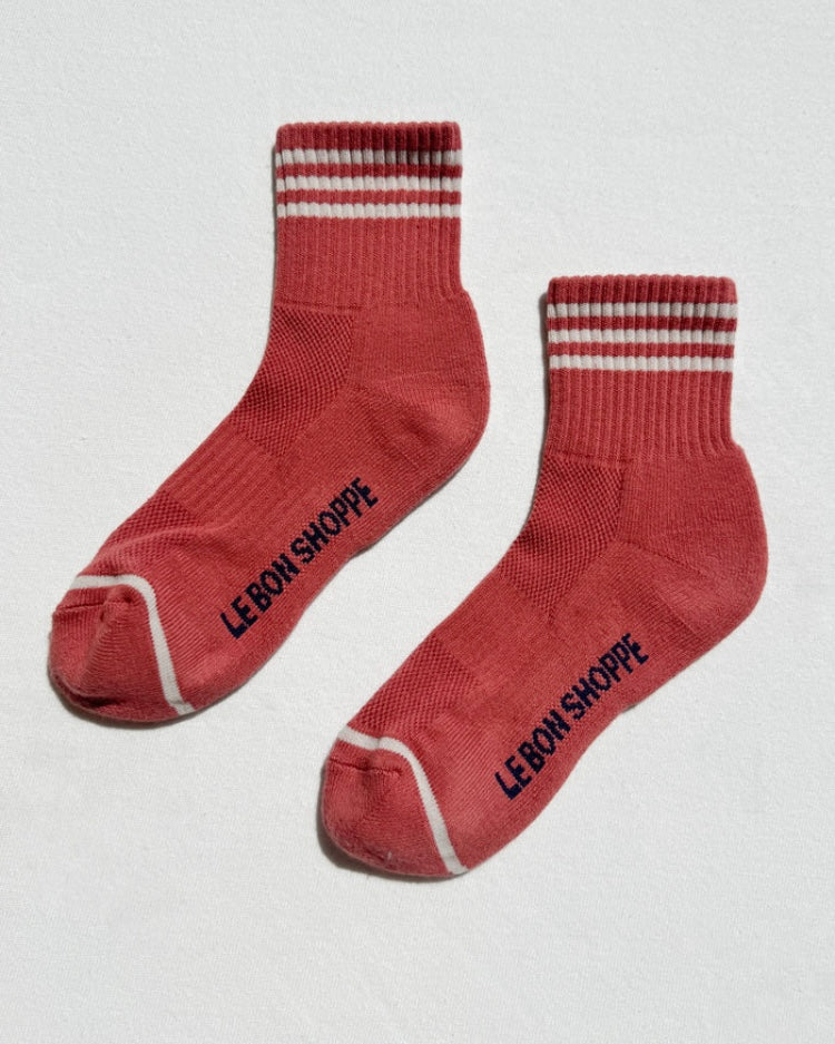 Le Bon Shoppe | Girlfriend Socks | Terracotta
