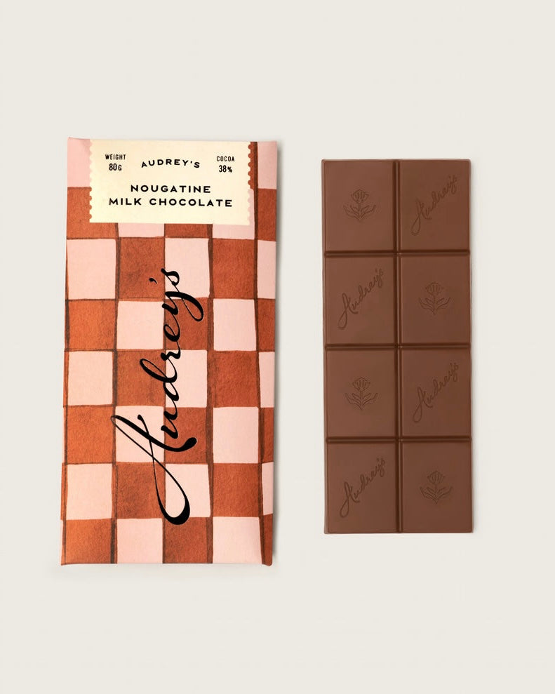 Audrey’s Chocolate | 38% Nougatine Bar