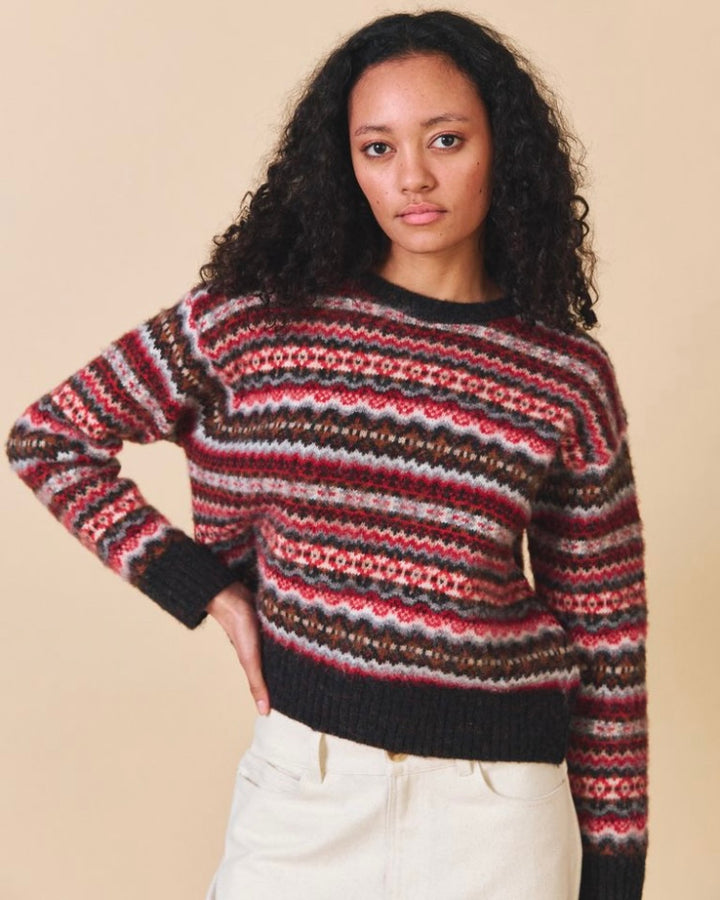 Sideline | Poppy Jumper | Black Mix