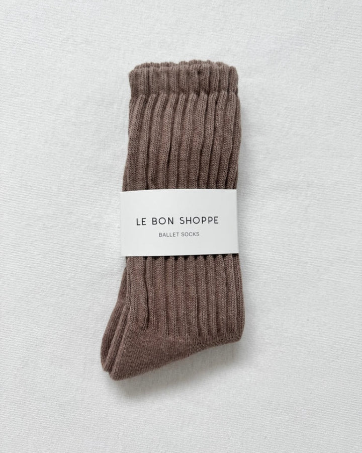 Le Bon Shoppe | Ballet socks | Mocha Mousse