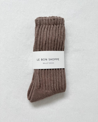 Le Bon Shoppe | Ballet socks | Mocha Mousse
