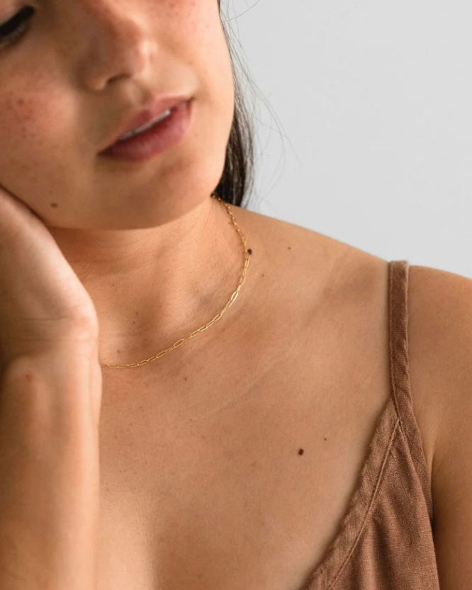 Sheena Marshall | Nora Link Necklace | Gold Fill