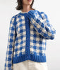 YMC | Atomic Cardigan | Blue/ecru