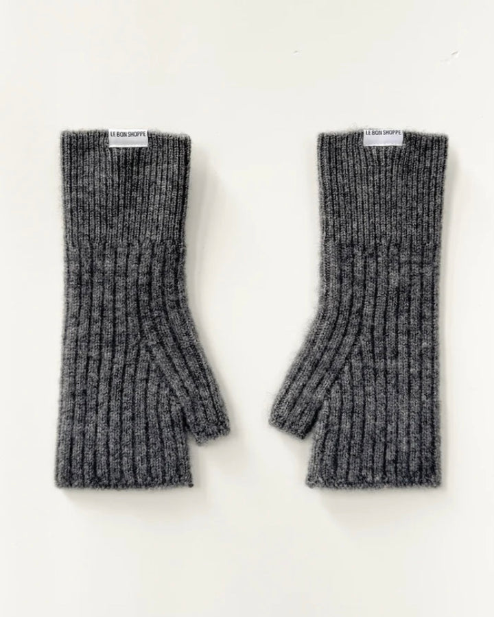 Le Bon Shoppe | Cashmere Wristwarmer | Charcoal.