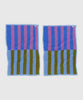 Baggu | Hand Towel Set of Two | Cabana Stripe Mix