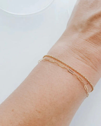 Sheena Marshall | Livy Link Bracelet | Gold Fill
