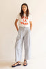 Tiny Big Sister | Striped Trousers | Off White/Navy