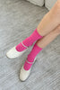 Le Bon Shoppe | Her Socks | Bright Pink