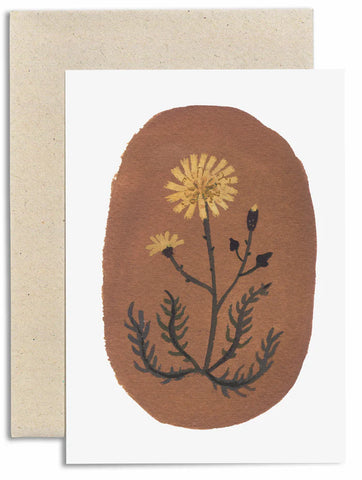 Gemma Koomen | Greeting Card | Autumn Hawkbit