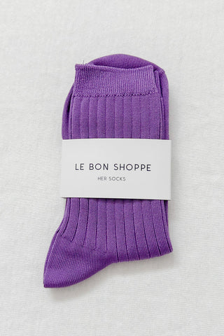 Le Bon Shoppe | Her Socks | Violet