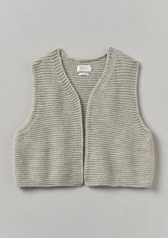 Toast | Texture knit gilet | Harvest