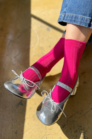 Le Bon Shoppe | Her Socks | Fuchsia