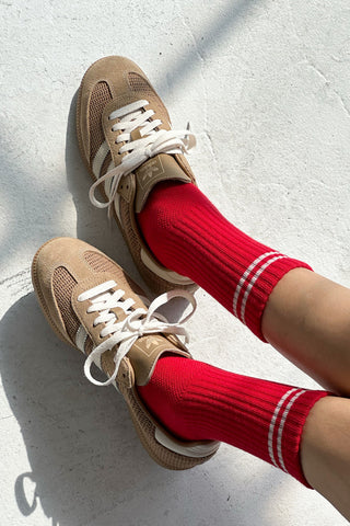 Le Bon Shoppe | Boyfriend Socks | Red