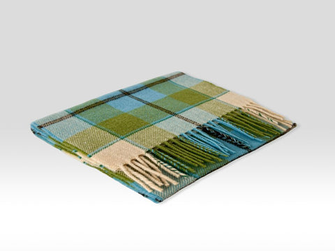 McNutt | Unisex Lambswool Scarf | Spring plaid