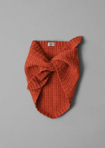 Toast | Knitted wool bandana | Ember