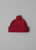 Toast | Waffle stitch wool beanie | Carmine Red