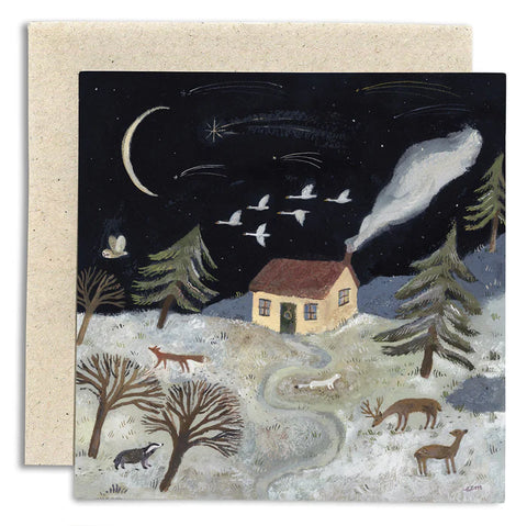 Gemma Koomen | Greeting Card | A night in winter