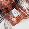 Molloy & Sons | Diamond Weave Blanket | Orange