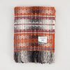 Molloy & Sons | Diamond Weave Blanket | Orange