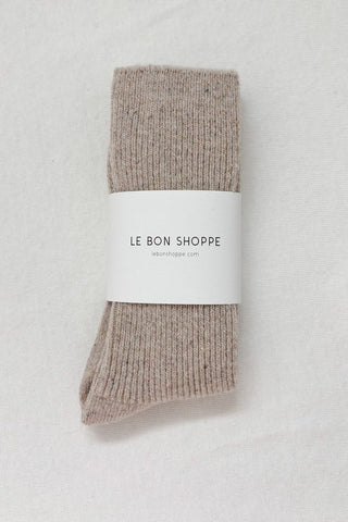 Le Bon Shoppe | Winter Sparkle Socks |Champagne